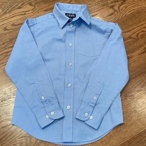 Chaps blue dress shirt